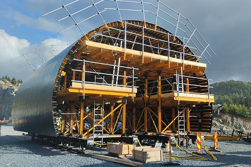 Bygging av tunneler for Bjønnås- og Grenland tunnelene